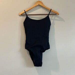 Onia Ribbed Black Swimsuit (NWOT)